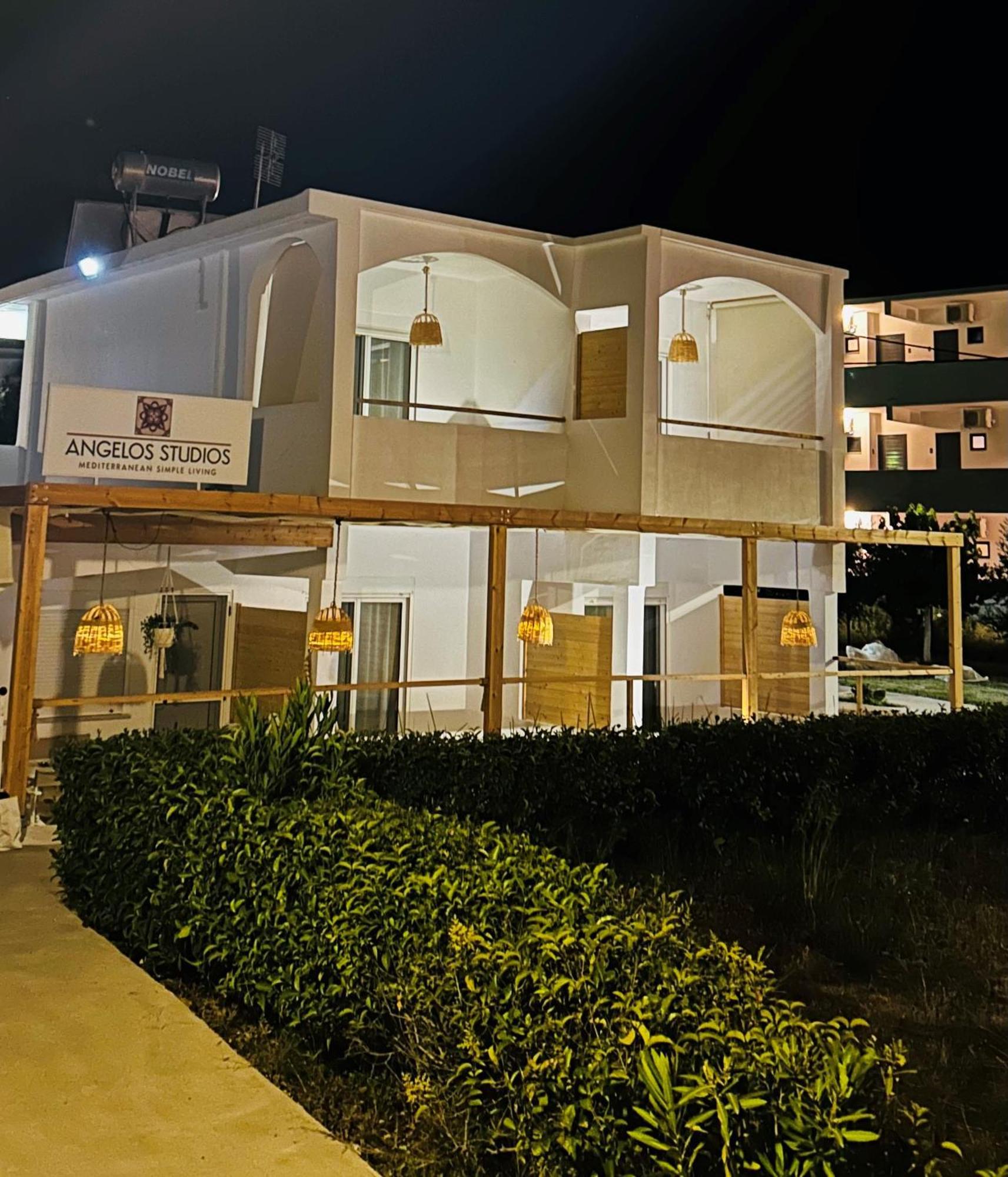 Angelos Studios 1-2 In Faliraki Rhodes-Ground Floor Ngoại thất bức ảnh
